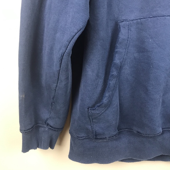 Adidas Distressed Hoodie Sweatshirt - Size Medium - Picture 5 of 6